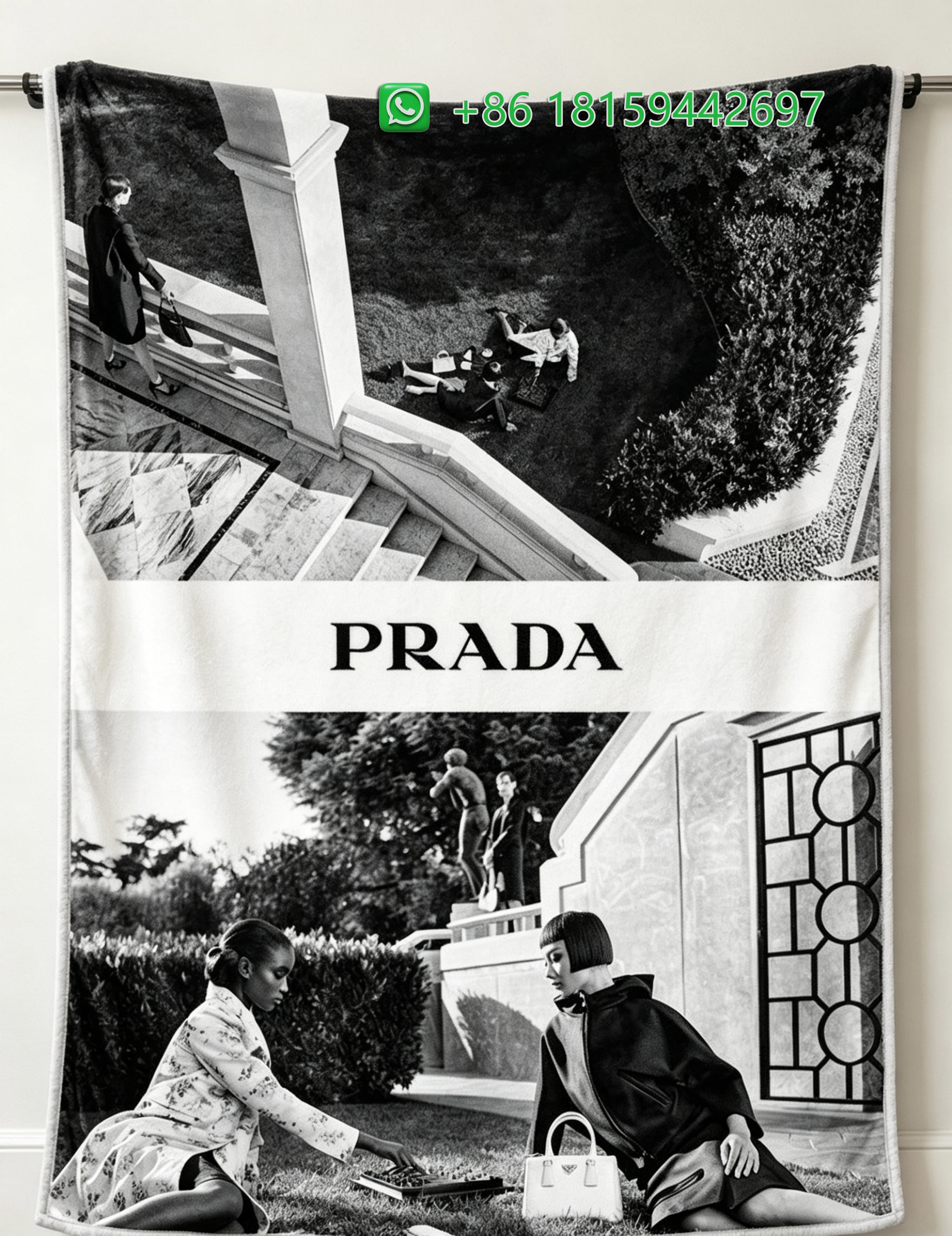 Prada Throw Blankets